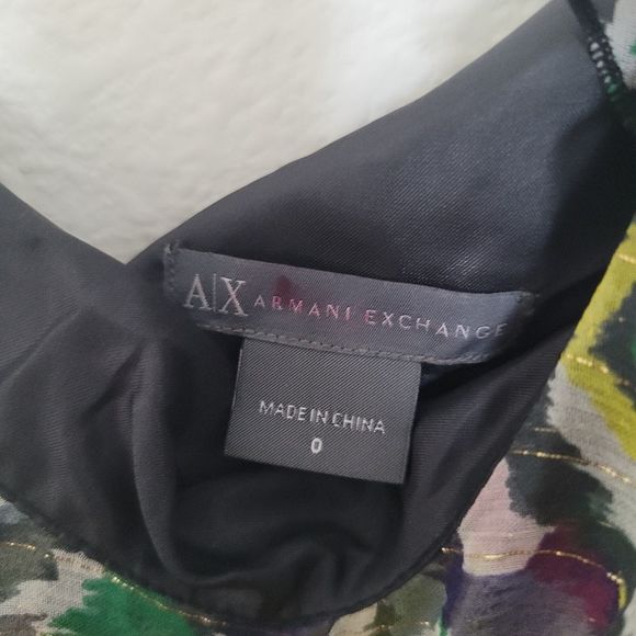 Emporio ArmaniMulticolor Chiffon Cocktail Dress - Picture 5 of 5